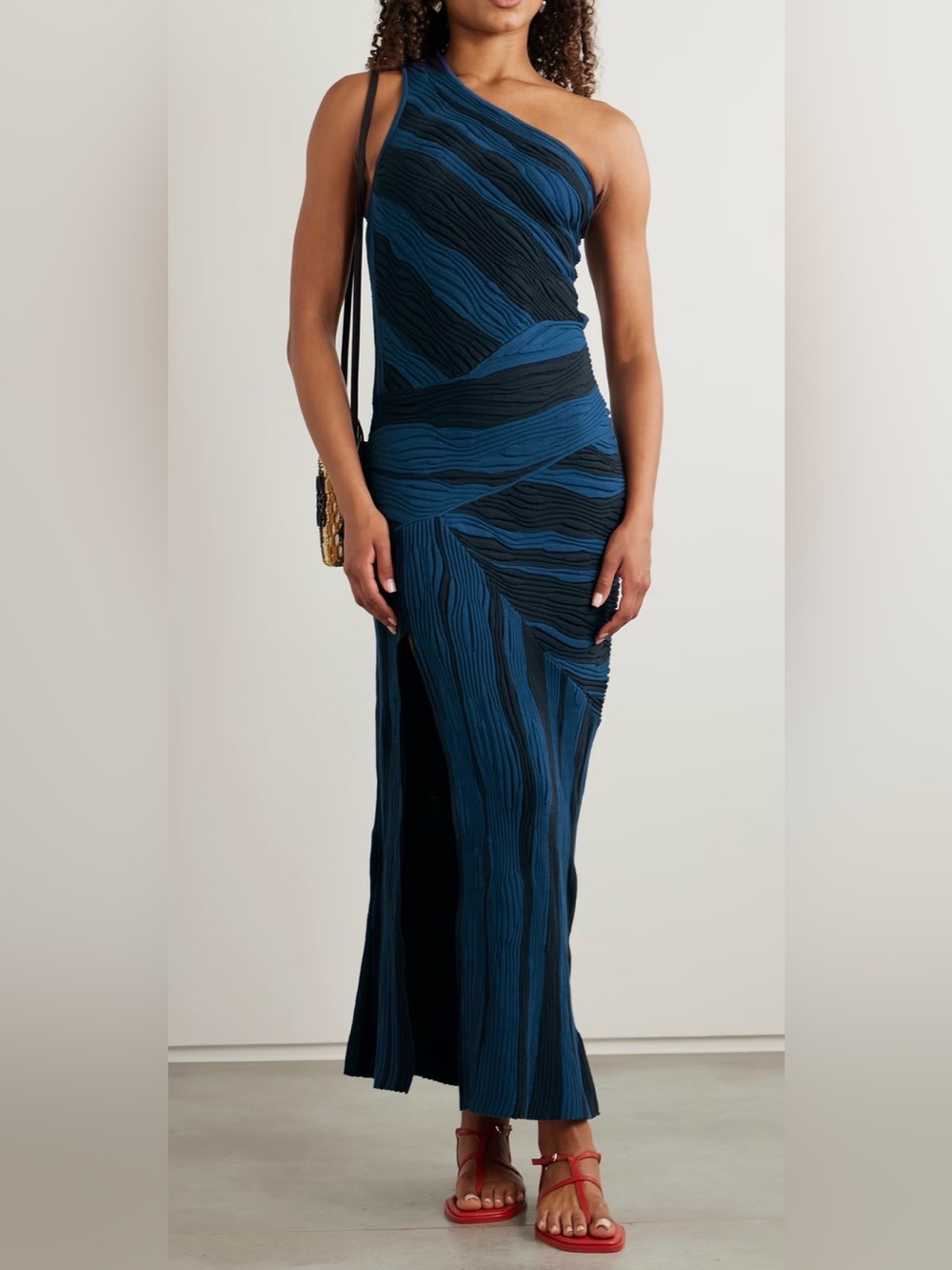 Donde Esteban amazing one-shoulder dress NWT $550 MSRP